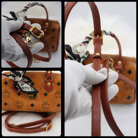 MCM Mini Boston Bandoulière - Picture 6 of 16